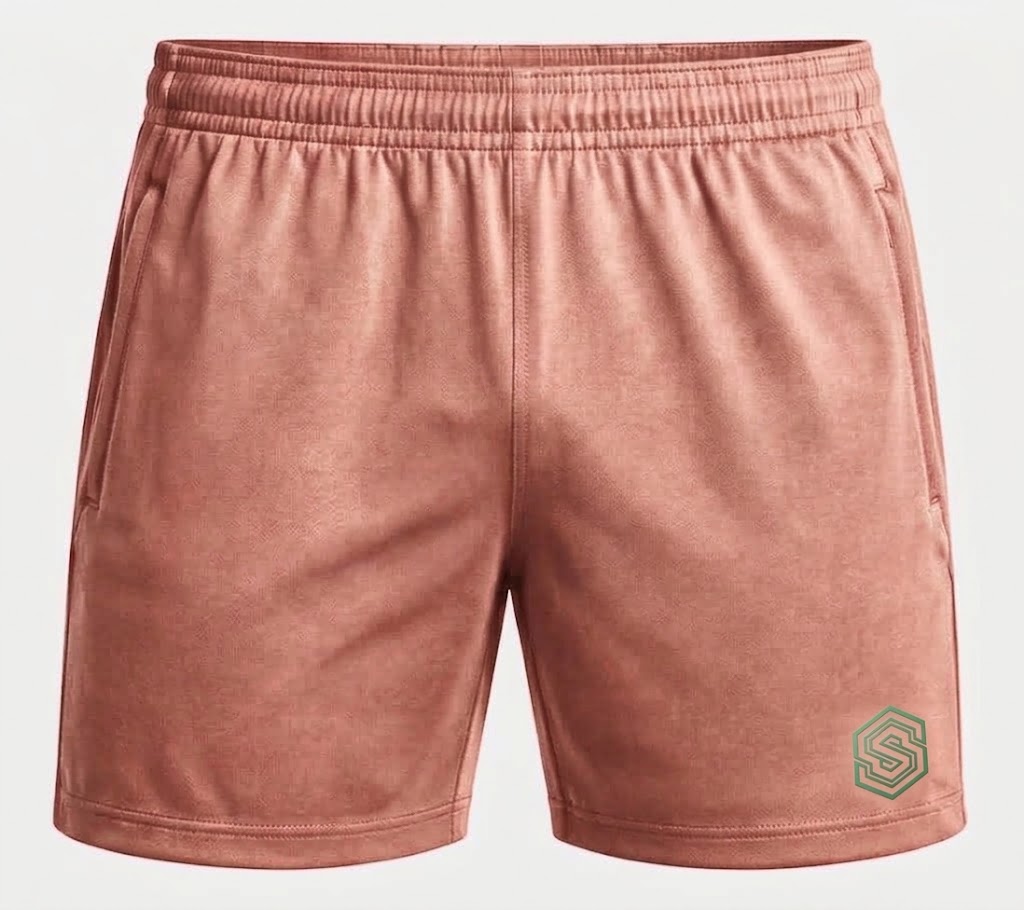 Performance Training Shorts – Charcoal Grey with Mint Green Embroidered Logo