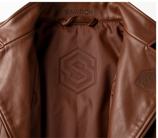 SWARCH ShadowCore Minimal Leather Jacket