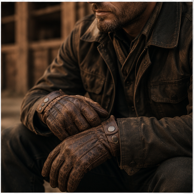 SWARCH HeritageCraft Vintage Leather Gloves