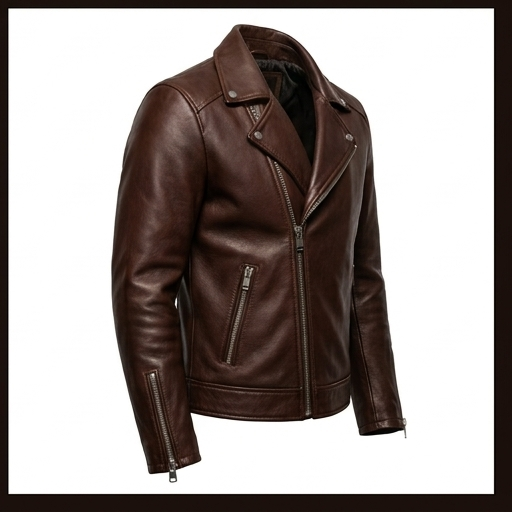 SWARCH ApexRider Biker Leather Jacket