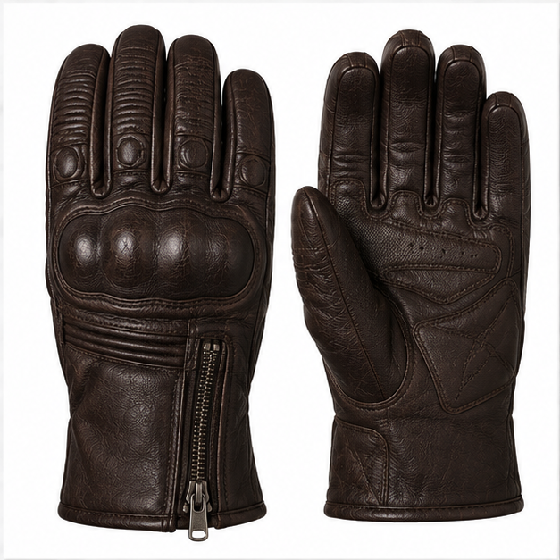 SWARCH VelocityRider Moto Leather Gloves