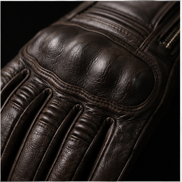 SWARCH VelocityRider Moto Leather Gloves
