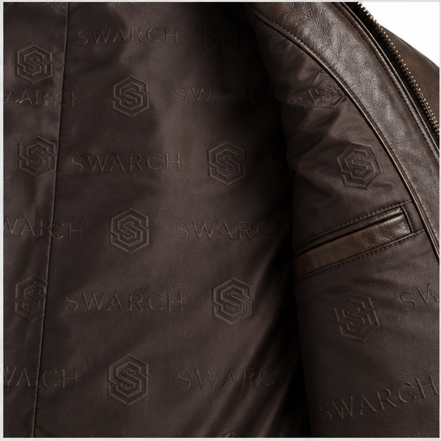 SWARCH TitanForge Structured Leather Jacket