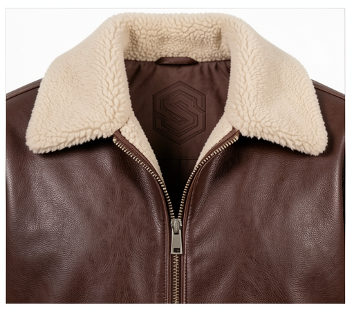 SWARCH UrbanPilot Aviator Leather Jacket