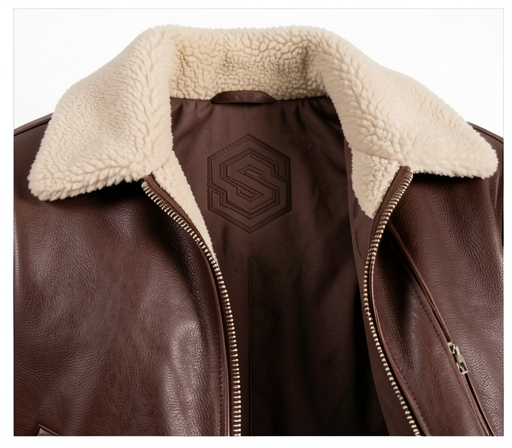 SWARCH UrbanPilot Aviator Leather Jacket