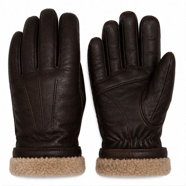 SWARCH ArcticFur Thermal Leather Gloves