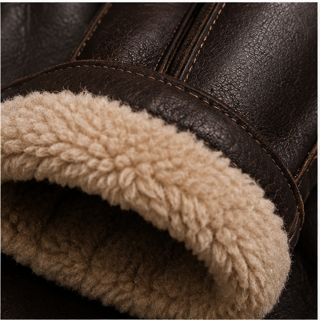 SWARCH ArcticFur Thermal Leather Gloves