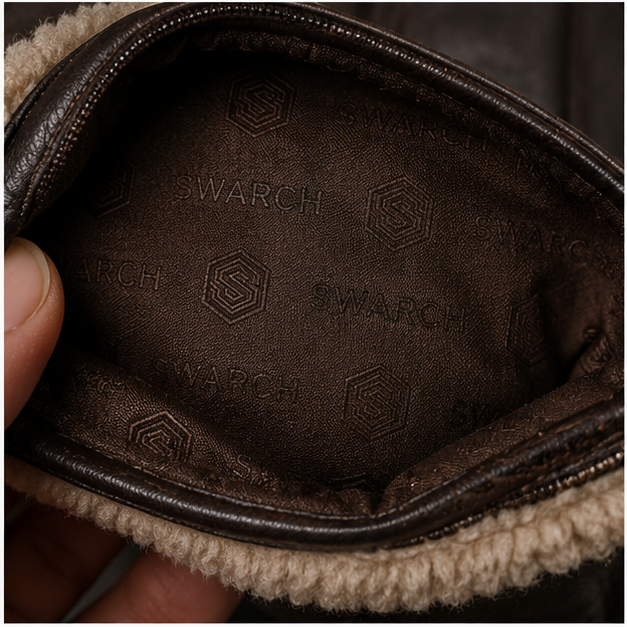 SWARCH ArcticFur Thermal Leather Gloves
