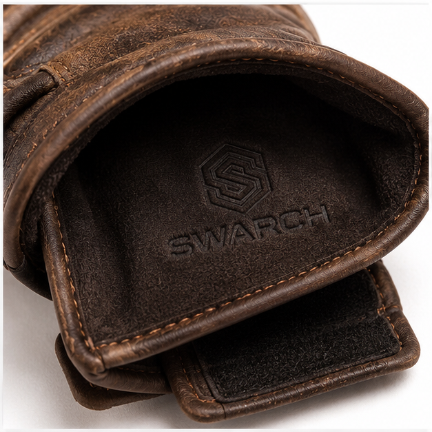 SWARCH IronShield Tactical Leather Gloves