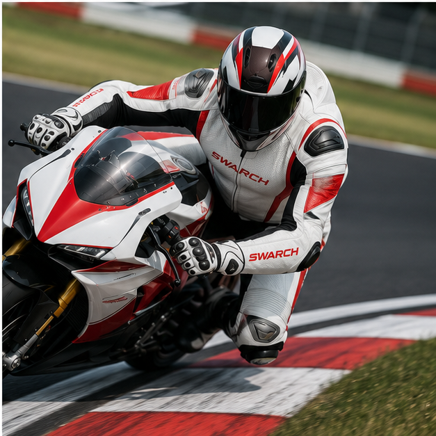 SWARCH MonarchGP WhiteFire Racing Suit